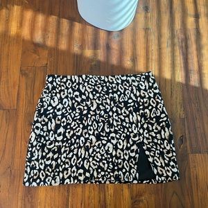 Leopard high waisted Skirt